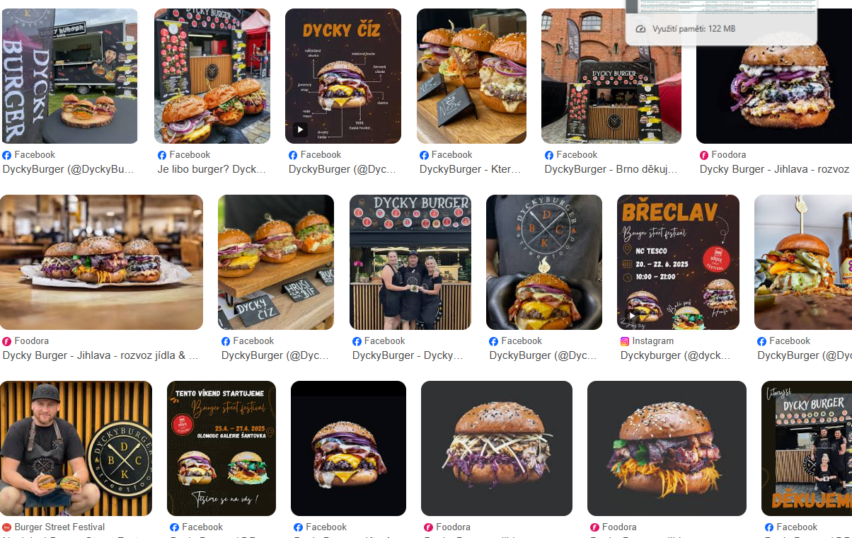 Šťavnatý burger DYCKY