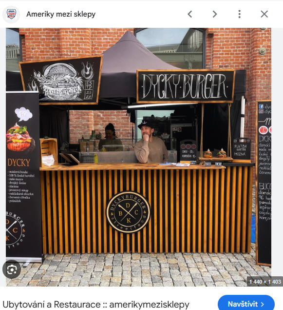 DYCKY BURGER stánek